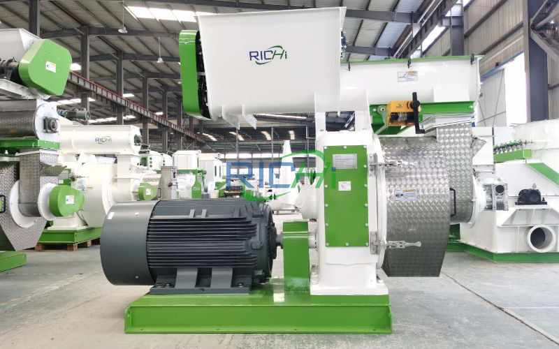 0.3–0.5 T/H Small Animal Bedding Pellet Machine in Latvia