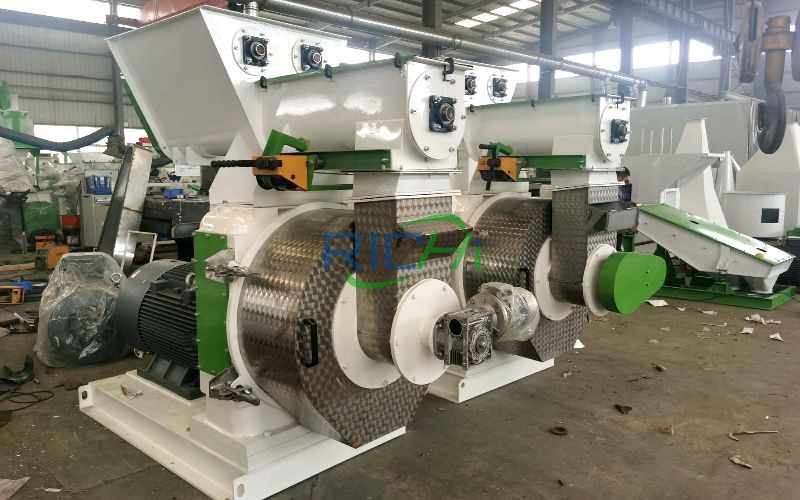 1 T/H Fallen Leaf Pellet Machine in Lebanon