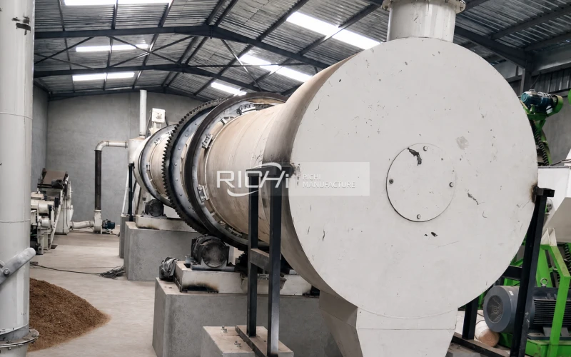 Wood Pellet Plant Rotary Dryer in Slovakia