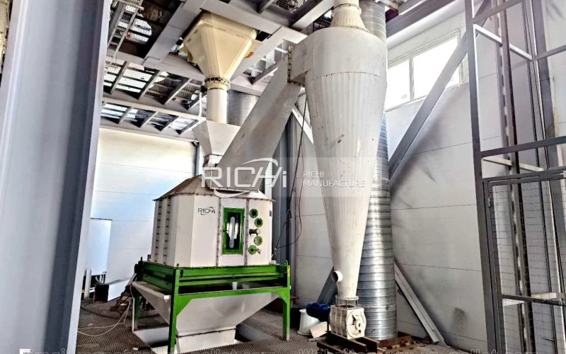 Counterflow Pellet Cooler in Romania