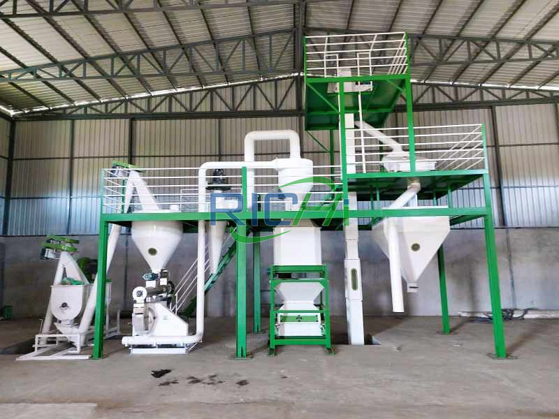 1-2T/H Animal Pellet Feed Machine For Sale Nigeria