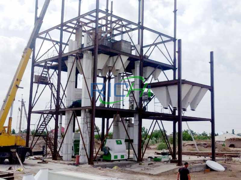 10T/H Animal Feed Pelleting Machine For Sale Iran