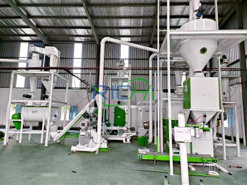 1-2T/H Animal Pellet Feed Machine For Sale Bangladesh