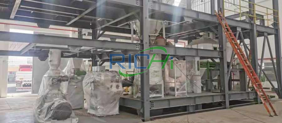 5T/H Animal Feed Pellet Making Machine For Sale Peru