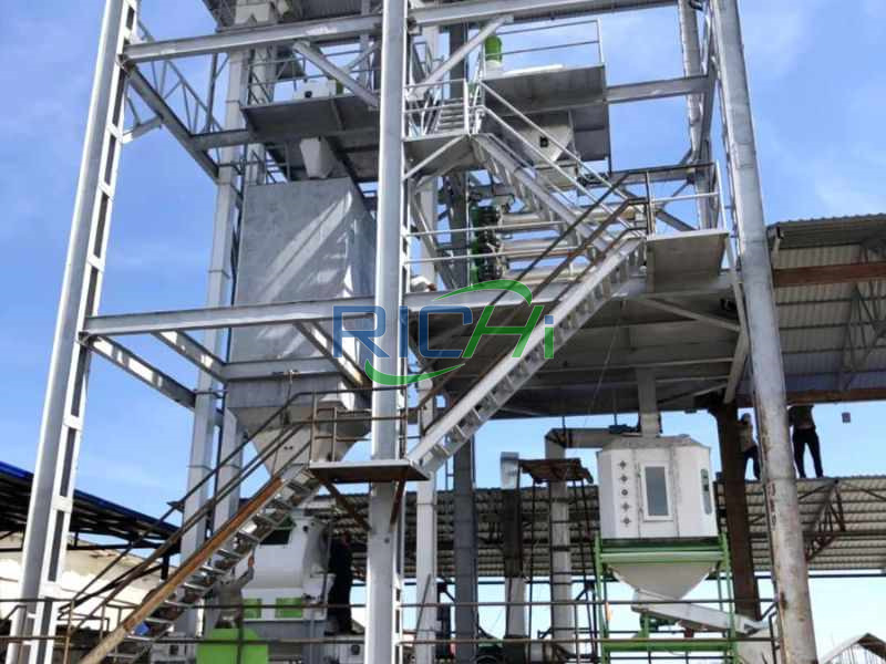 5T/H Animal Feed Pelleting Machine For Sale Indonesia