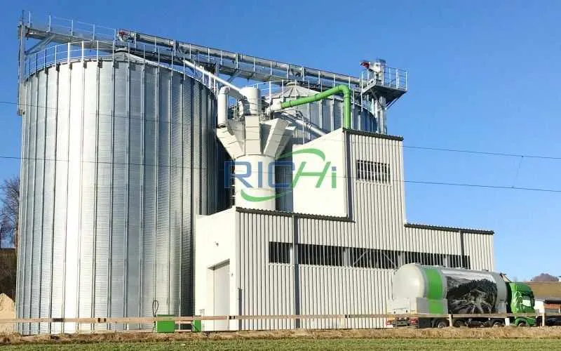 Cattle Feed Grass Alfalfa Pellet Production Line In UK