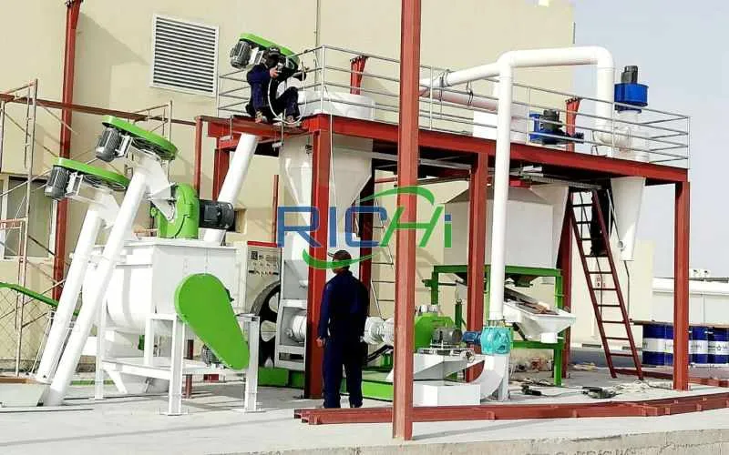 Qatar Bird And Camel Feed Pellet Production Line