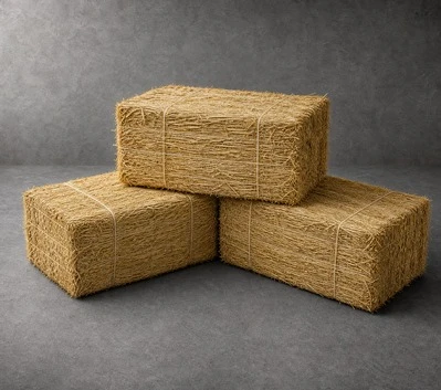 Wheat/rice straw bales