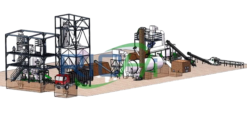 TURNKEY PRODUCTION LINES FOR BIOMASS PELLETS