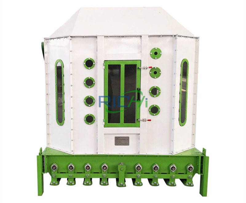 Counterflow poultry feed Pellet Cooler