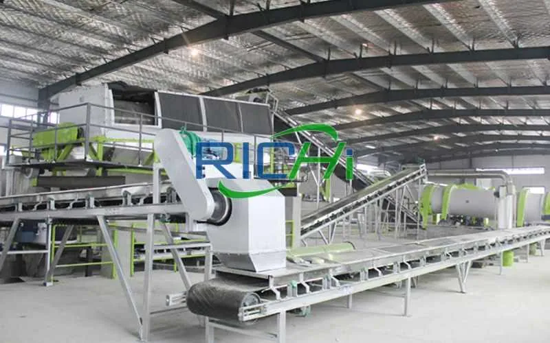 Complete Cow Dung Pellet Production Line In Kenya
