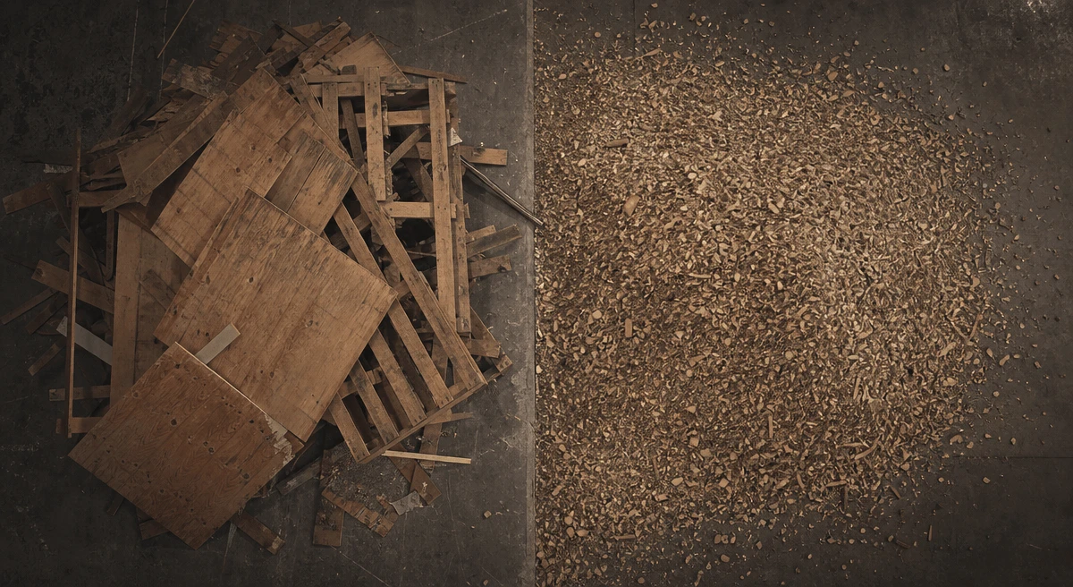 double shaft plastic shredder for Wood Board Crushing Testing Video
