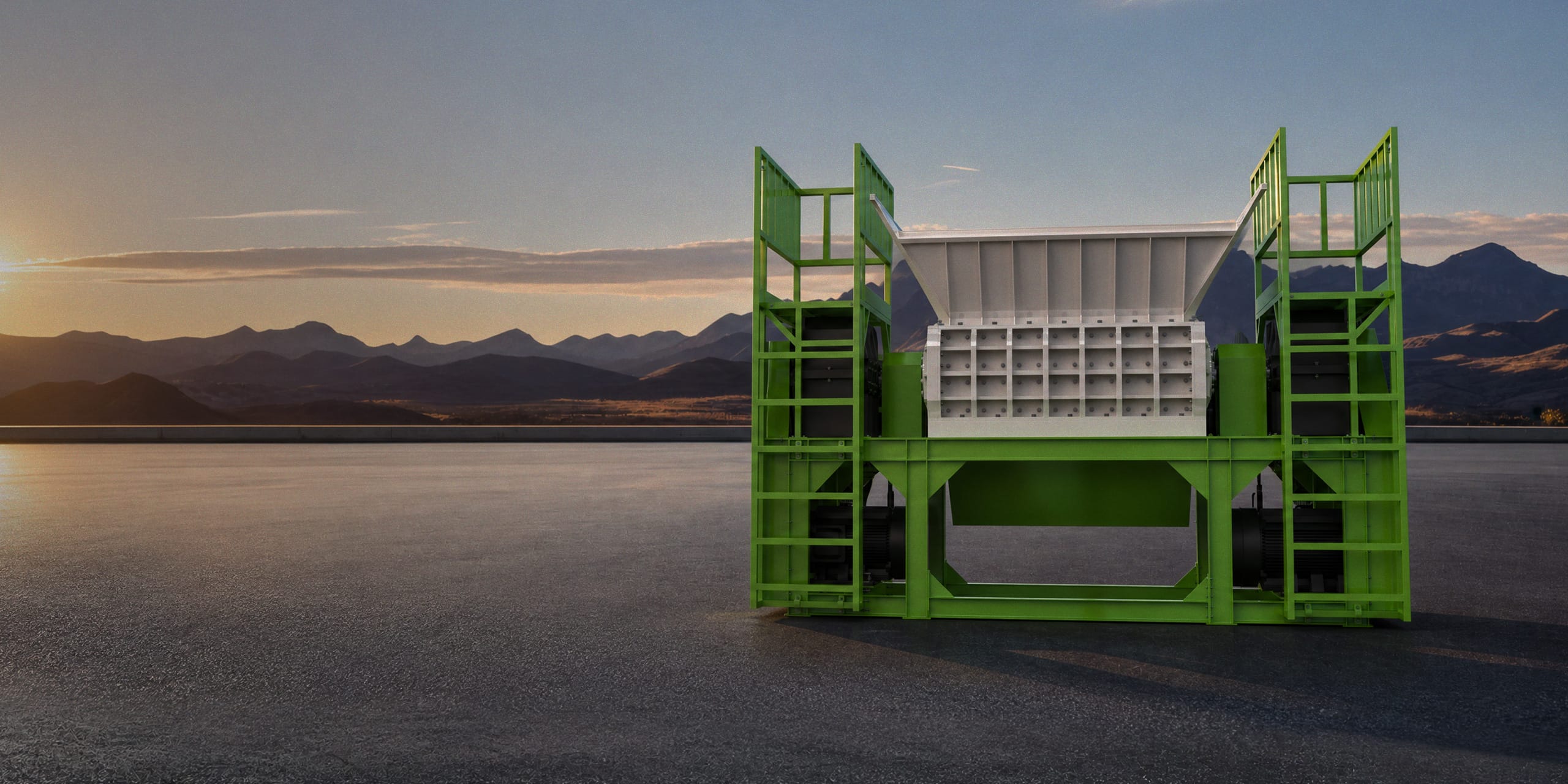 double shaft shredder