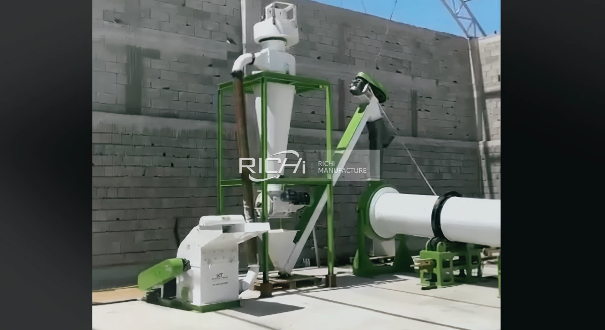 Grass Crusher Machine in Uzbekistan Video