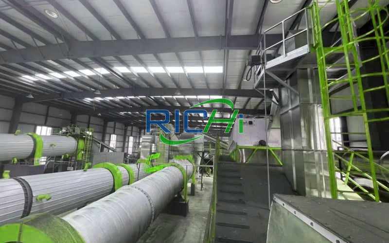 12T/H Organic Fertilizer Pellet Plant In Iran