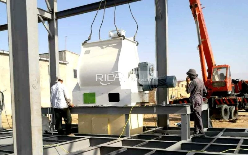 Paddle Mixer Machine for Grain Feed Production in Afghanistan