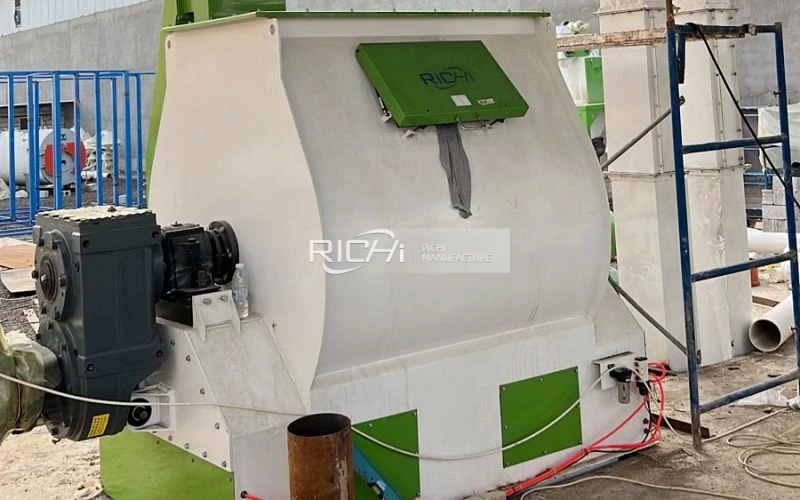 Paddle Mixer Machine for Sheep Feed Production in Turkey