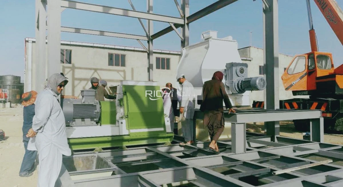 Poultry Feed Plant Paddle Mixer Video in Afghanistan