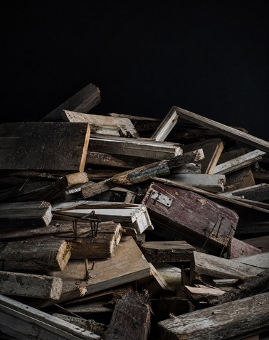 Mixed Demolition Wood Shredding System