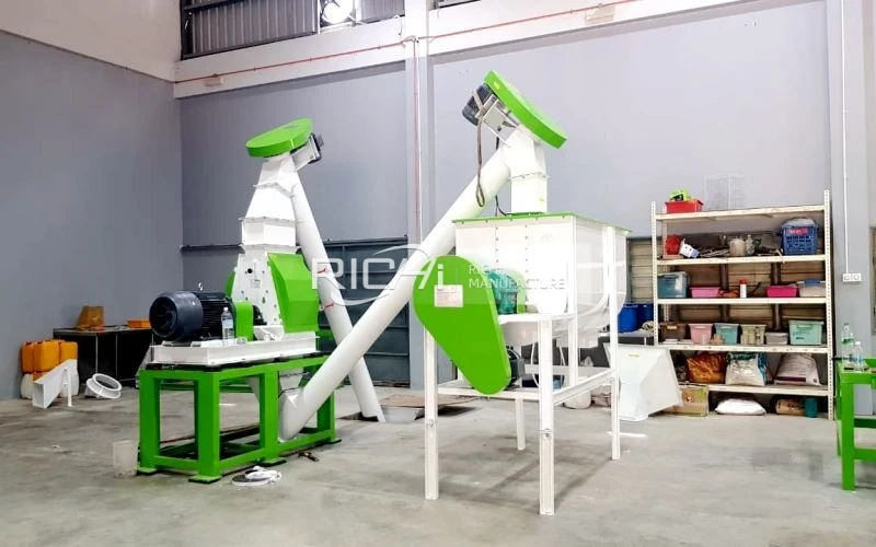 Ribbon Mixer Machine for Fish Feed Production in Thailand