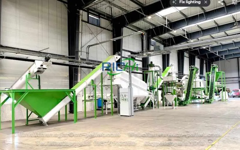 Wood Pellet Production Line In Spain