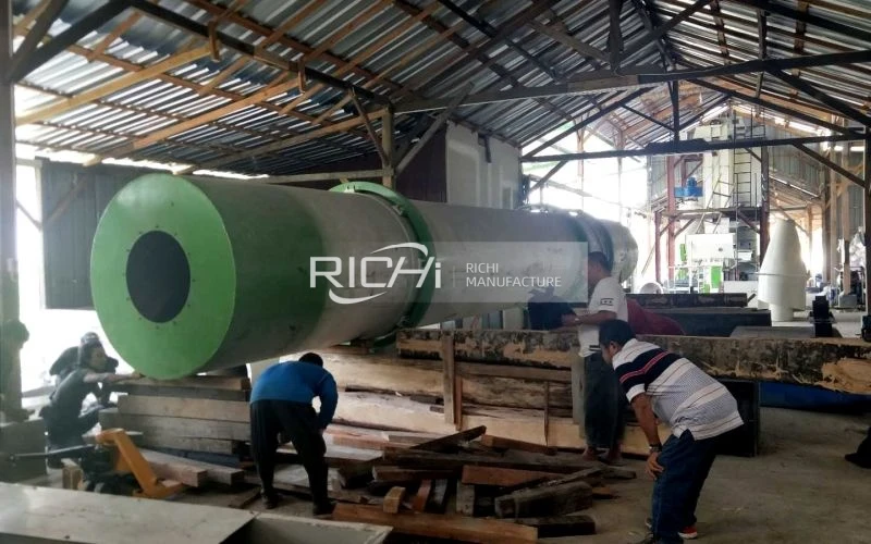 Sawdust Rotary Dryer for Sale in Indonesia