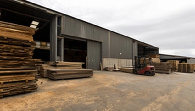 timber wood panel processing plant