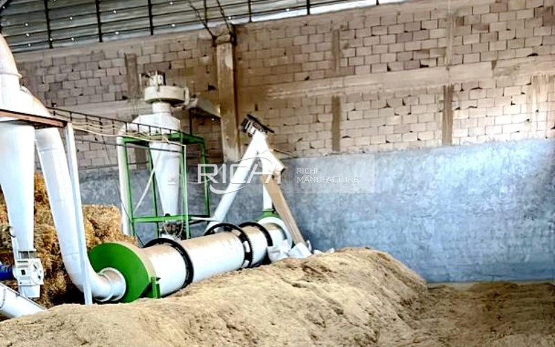 Alfalfa Rotary Dryer in Russia