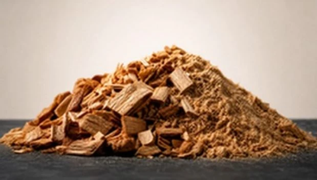 wood fiber chips sawdust